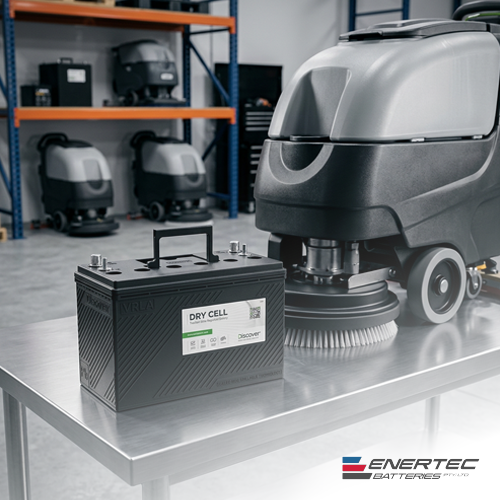 Scrubber batteries; Enertec Batteries ; Enertec
